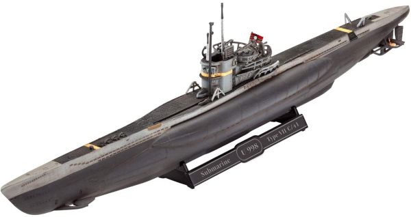 REV05154 - Submarino alemán tipo VII C/41 para montar y pintar - 1