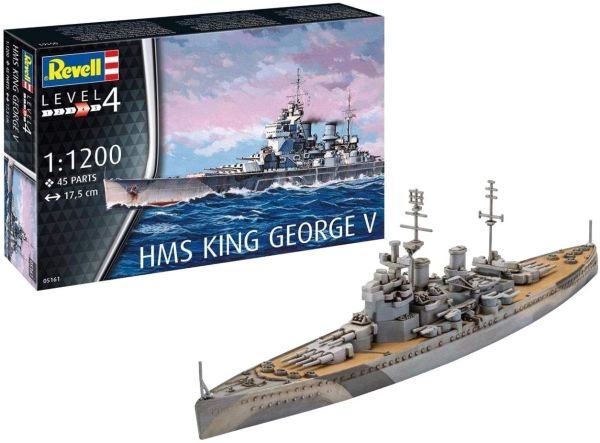 REV05161 - Barco Hms King George V para montar y pintar - 1