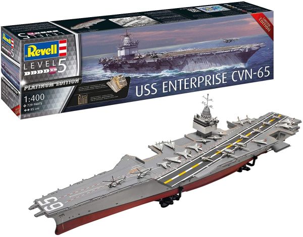 REV05173 - Embarcación USS Enterprise CVN-65 para montar y pintar - 1