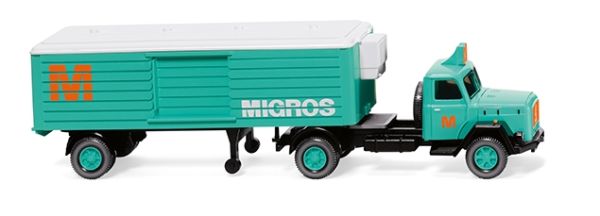 WIK052003 - MAGIRUS 4x2 con remolque frigorífico 1 Eje MIGROS - 1