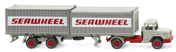 WIK052402 - MAGIRUS 4x2 con remolque portacontenedores SEAWHEEL - 1