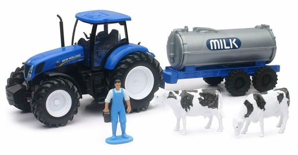 NEW05523C - NEW HOLLAND T7 270 con depósito de agua y vaca - 1
