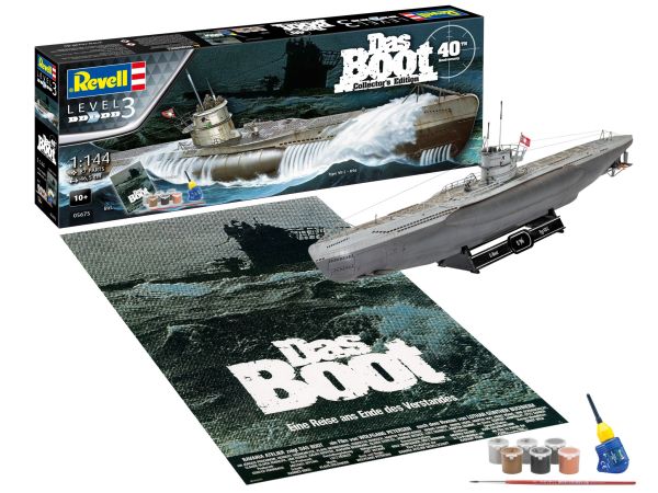 REV05675 - Barco Das Boot Collector's Edition - 40 aniversario para montar y pintar - 1