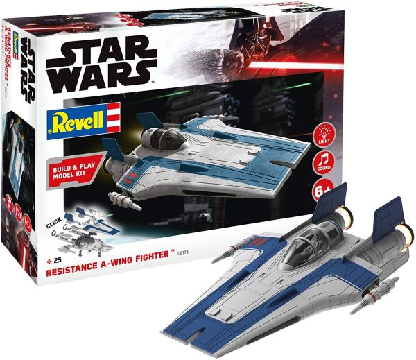REV06773 - Build and Play Resistance A-wing Fighter; STAR WARS Azul - 1