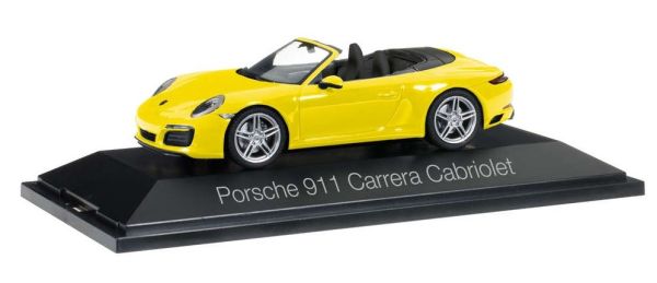 HER071024 - PORSCHE 911 Carrera descapotable amarillo - 1