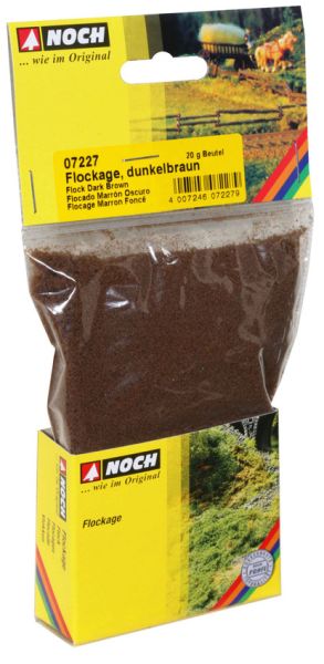 NOC07227 - Bolsa de flocado marrón oscuro 20grs - 1