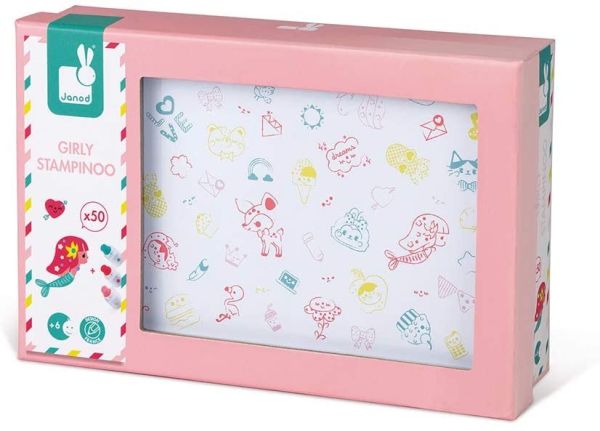 JAN07801 - Caja de 50 sellos – Girly Stampinoo - 1