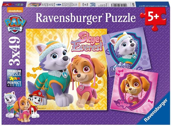 RAV080083 - Puzzles 3x49 Piezas PATRULLA CANINA - 1