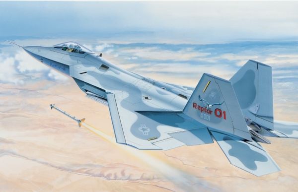 ITA0850 - Construye y pinta el avión de combate F-22 Raptor - 1