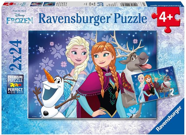 RAV090747 - Puzzle 2x24 Piezas Aurora Boreal Congelada - 1