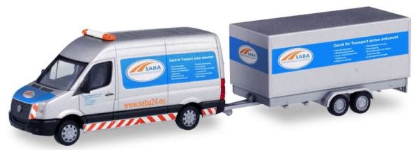 HER095068 - VOLKSWAGEN Crafter con remolque SABA de 2 ejes - 1