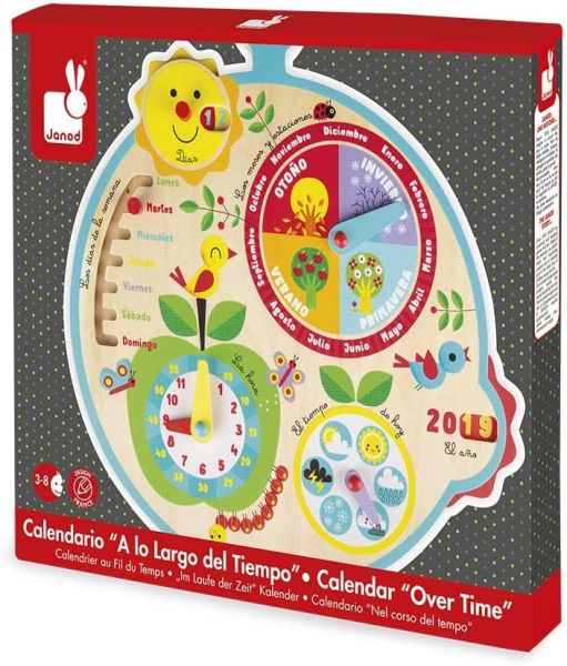 JAN09621 - Calendario-Reloj a lo largo del tiempo Versión en español - 1
