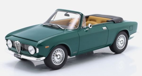 MITICA100088 - ALFA ROMEO Giulia 1600 GTC Cabriolet inaugurado en 1964 verde - 1