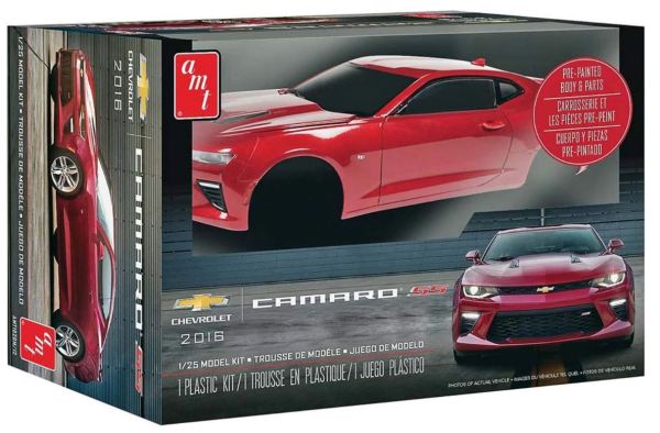 AMT1020M/12 - CHEVROLET Camaro SS 2016 Rojo para montar - 1