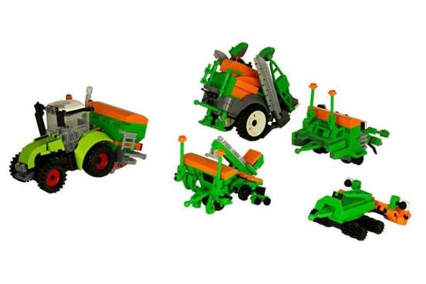 BBX102823 - Juguete de construcción de 811 piezas - Juego de maquinaria agrícola AMAZONE - 1
