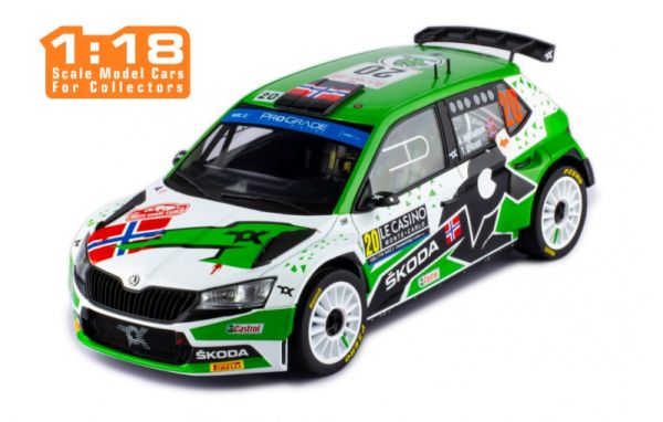 IXO18RMC109.22 - SKODA Fabia Rally 2 Evo #20 Ganador WRC2 Rally Monte Carlo 2022 A.MIKKELSEN / E.TORSTEIN - 1