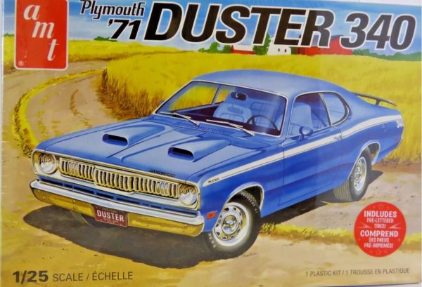 AMT1118M/12 - PLYMOUTH Duster 340 1971 para montar y pintar - 1