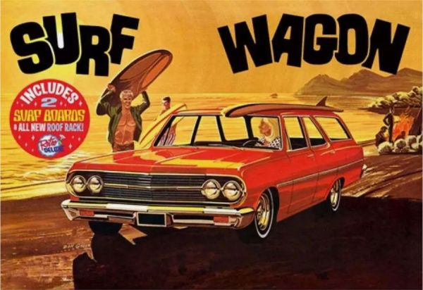 AMT1131/12 - CHEVROLET Chevelle Surf Wagon 1965 para montar y pintar - 1