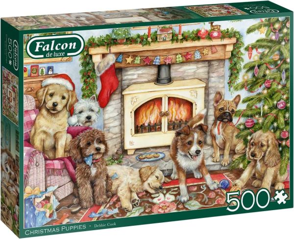 JMB11310 - Puzzle 500 piezas Cachorros de Navidad - 1