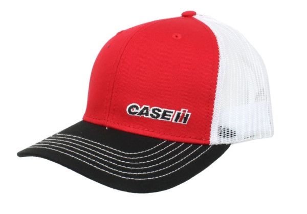 CNH11402 - Gorra CASE IH roja y negra con visera blanca - 1