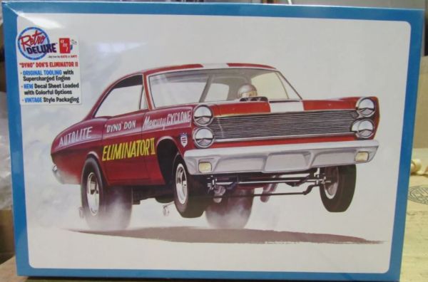 AMT1151/12 - MERCURY Cyclone Drag Car - Don's Eliminator II - Dyno para montar y pintar - 1