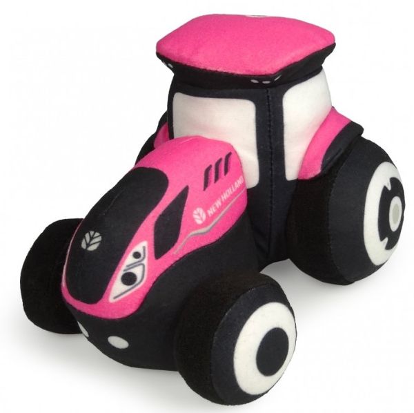 UHK1157 - NEW HOLLAND T7 peluche rosa - 16 cm - 1