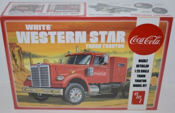 AMT1160/06 - WESTERN STAR camioneta 6x4 COCA-COLA para montar y pintar - 1