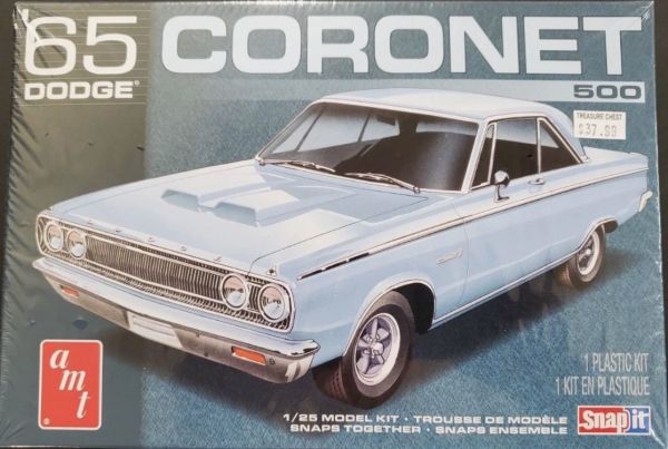 AMT1176M/12 - DODGE Coronet 1965 para montar y pintar - 1