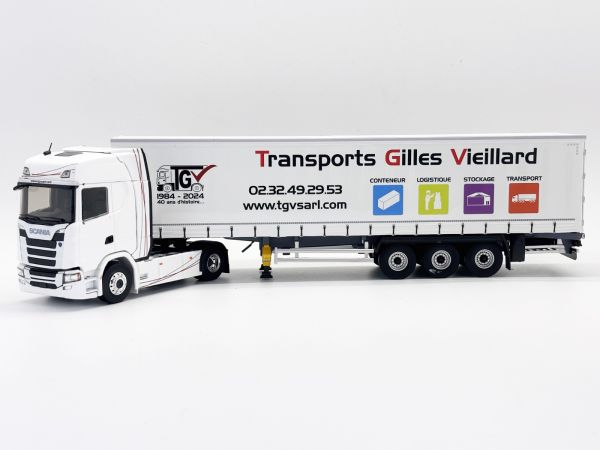 ELI118080 - SCANIA S500 4x2 con remolque lona 3 Ejes - Transporte GILLES VIEILLARD - 1