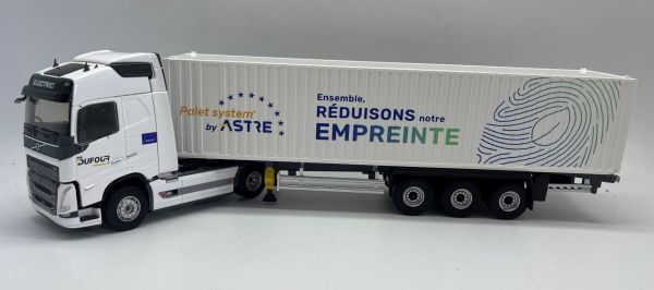 ELI118177 - VOLVO FH 4x2 con portacontenedores de 3 Ejes y contenedor - PTS DUFOUR ASTRE - 1