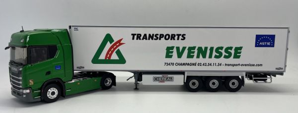 ELI118204 - SCANIA 500 S 4x2 con remolque frigorífico Transports EVENISSE - 1