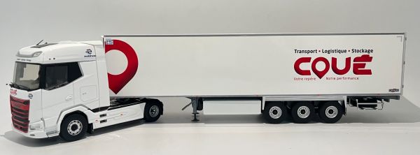 ELI118541 - DAF XG 4x2 con remolque frigorífico de 3 ejes, COUE Transport - 1