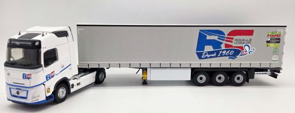 ELI118633 - VOLVO FH Aero 4x2 con remolque con lona de 3 ejes de ROUILLE & COULON - 1