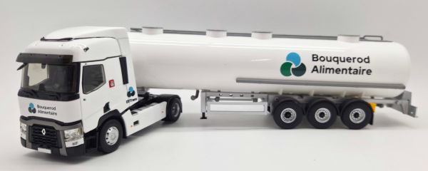 ELI118823 - RENAULT T 460 4x2 con cisterna de 3 ejes, BOUQUEROD ALIMENTAIRE - 1