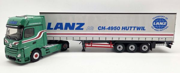 ELI118880 - MERCEDES-BENZ Actros 5 Gigaspace 4x2 con semirremolque de lonas laterales de 3 ejes (AG Transport) - 1