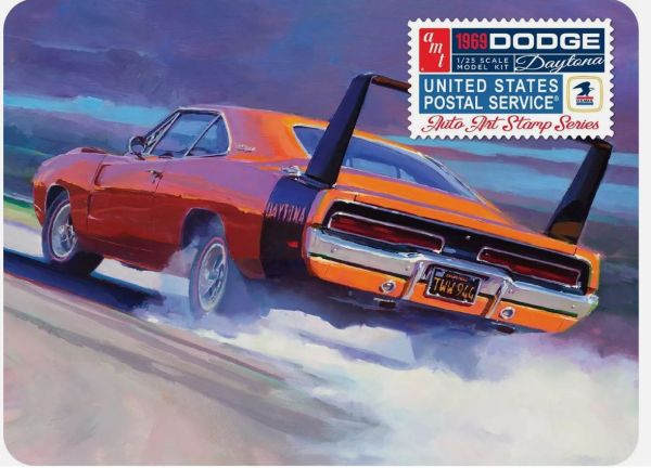 AMT1232/12 - DODGE Charger Daytona 1969 para montar y pintar - 1