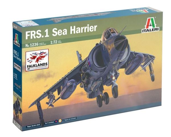 ITA1236 - Avión de combate SEA HARRIER FRS.1 para ensamblar y pintar - 1