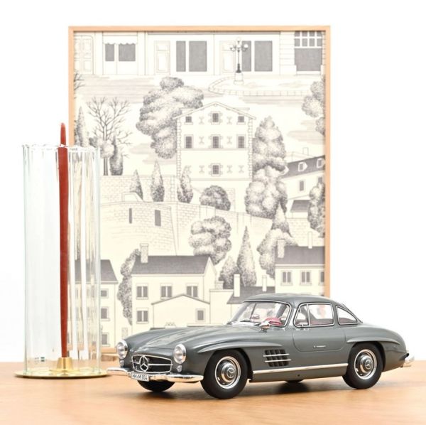 NOREV123852 - MERCEDES-BENZ 300 SL 1954 gris grafito - 1