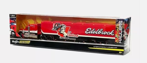 MST12418EDELBROCK - INTERNATIONAL Lonestar 6x4 rojo 2020 con remolque 2 Ejes - EDELBROCK - 1