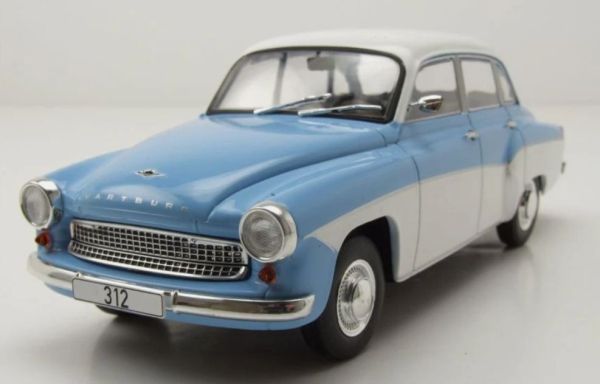 WBXWB124242 - WARTBURG 312 1965 Azul claro y blanco - 1