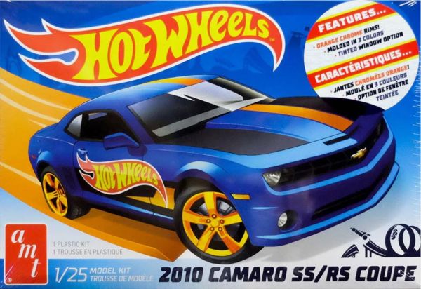 AMT1255M/12 - CHEVROLET Camaro 2010 - HOT WHEELS para montar y pintar - 1