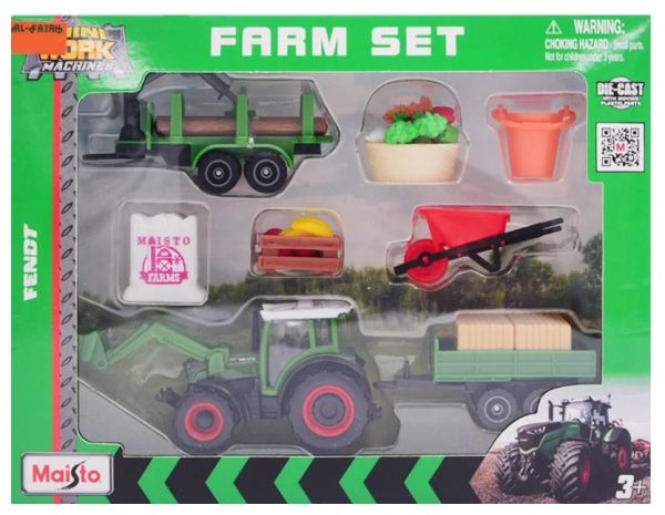 MST12564-C - Set FENDT 209 Vario con caricatore, rimorchio, rimorchio forestale e accessori - 1
