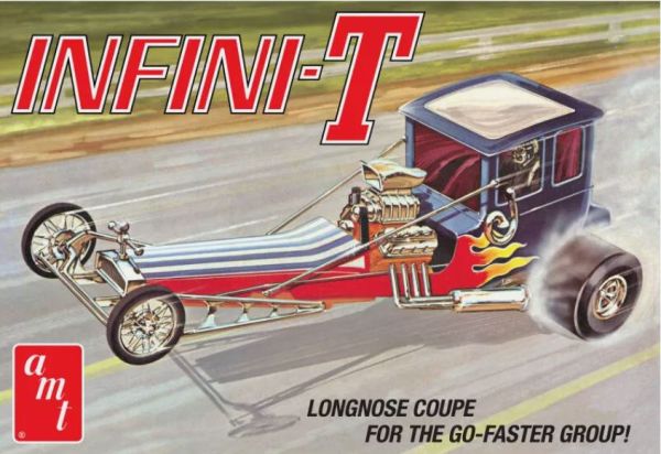 AMT1258/12 - Dragster - INFINI-T Custom para montar y pintar - 1