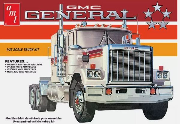 AMT1272/06 - GMC General 1976 6x4 para montar y pintar - 1