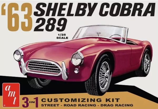 AMT1319/12 - SHELBY Cobra 289 1963 para montar y pintar - 1