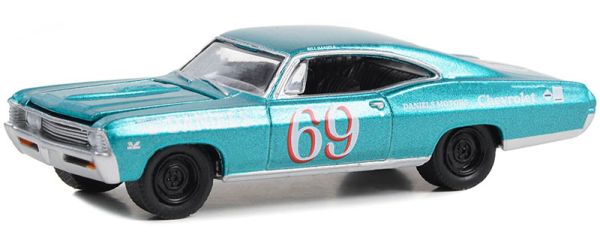GREEN13330-B - 1967 CHEVROLET Impala azul - 1