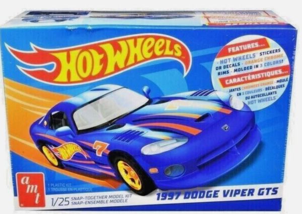 AMT1349M/12 - DODGE Viper GTS SNAP 1997 - HOT WHEELS para montar - 1