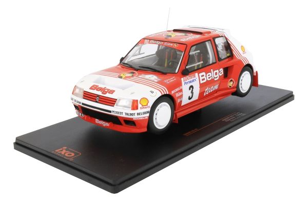 IXO18RMC135.22 - PEUGEOT 205 T16 Belga #3 Rally Ypres 1985 B.DARNICHE / A.MAHE - 1