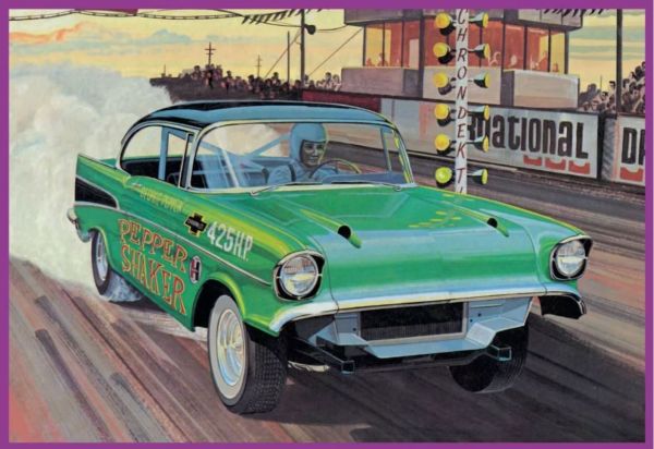 AMT1360/12 - CHEVROLET Bel Air - Pepper Shaker 1957 para montar y pintar - 1