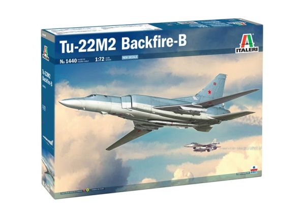 ITA1440 - Avión bombardero TUPOLEV Tu-22 M3 Backfire B para montar y pintar - 1